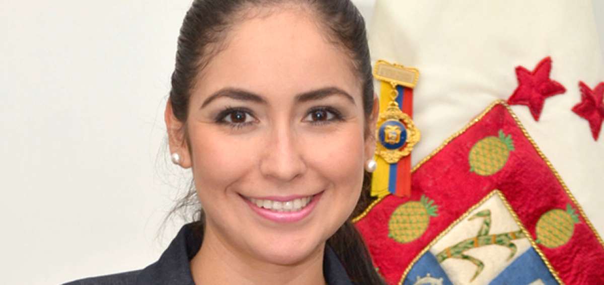 Denisse Robles, alcaldesa de Milagro.