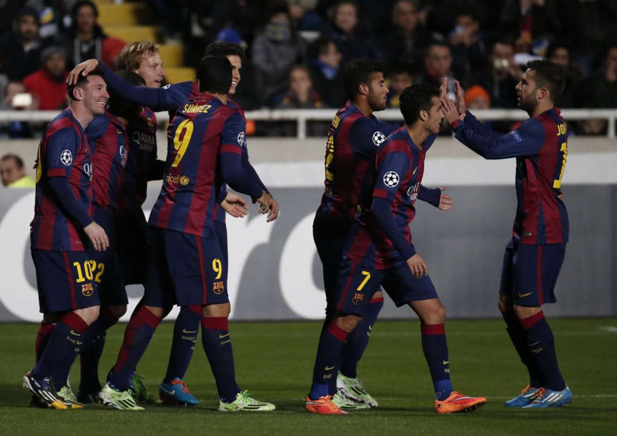 Barcelona gana en Nicosia con r&eacute;cord de Messi y primer gol de Su&aacute;rez (VIDEO)