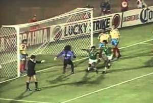 Ecuador perdi&oacute; ante M&eacute;xico en la Copa Am&eacute;rica de 1993, en Quito.