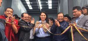  Vanessa Cordero, ministra de Agricultura, inaugur&oacute; la planta.