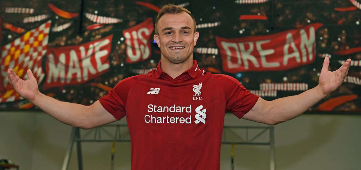 El suizo Xherdan Shaqiri ficha por el Liverpool
