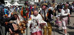  Cada junio se efect&uacute;a el tradicional festejo, que re&uacute;ne a cientos de personas y se ha vuelto un atractivo tur&iacute;stico. Se trata de una ofrenda a la naturaleza.