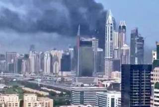 Incendio en Dubái obligó la evacuación de 3.820 personas de la Tiger Tower