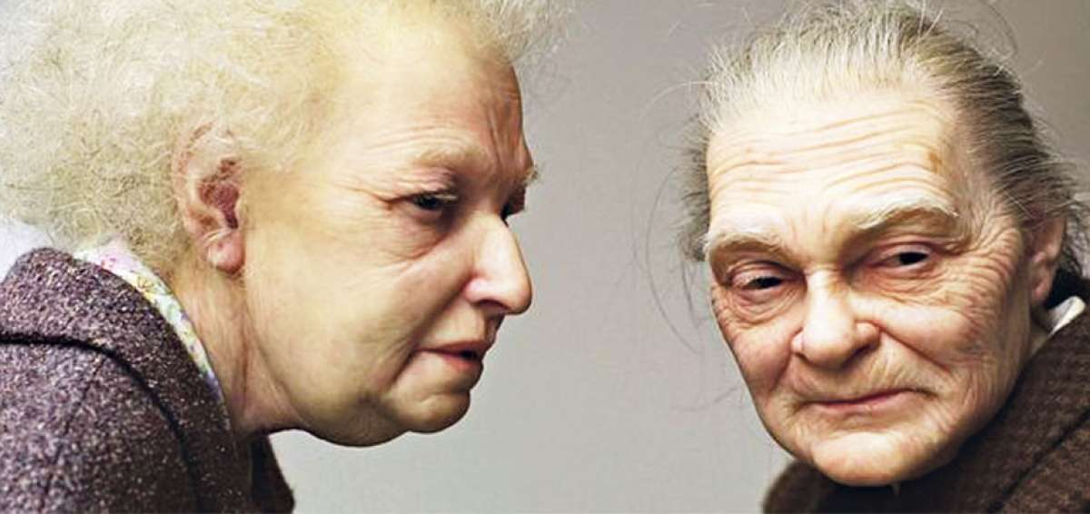 La tecnolog&iacute;a ayuda a hacer m&aacute;scaras cada vez m&aacute;s reales. En la foto, el trabajo del artista australiano, Ron Mueck.
