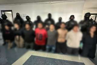 40 personas, entre ellos dos ciudadanos de origen chino, fueron detenidos en un call center en el norte de Quito.