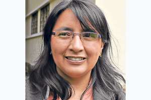 Magaly Quezada, alcaldesa de Nab&oacute;n. Foto: El Tel&eacute;grafo