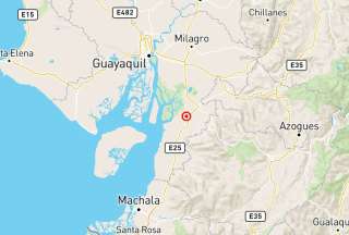 Temblor se registró en Naranjal este sábado