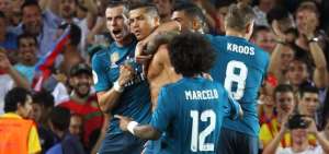 Real Madrid acaricia la Supercopa tras vencer 3-1 al Bar&ccedil;a
