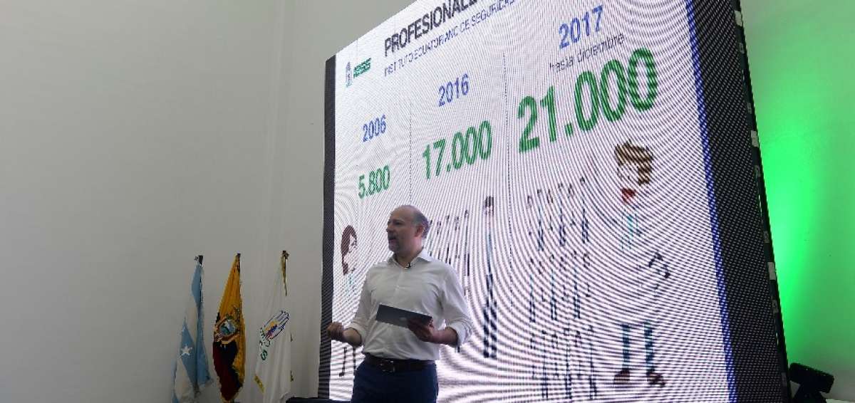 El encuentro se realiz&oacute; en el Hospital de Los Ceibos, en Guayaquil.