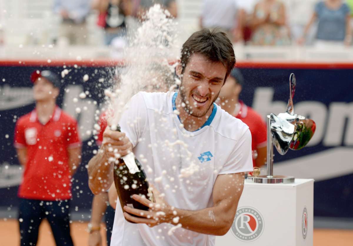 Leonardo Mayer es la primera raqueta de Argentina en el duelo ante Israel. Foto: Archivo