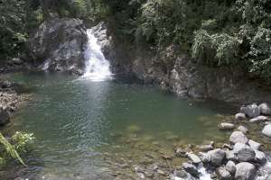 La cascada del Amor fue nombrada as&iacute; por ser el 14 de febrero el d&iacute;a de cantonizaci&oacute;n de San Miguel de los Bancos.