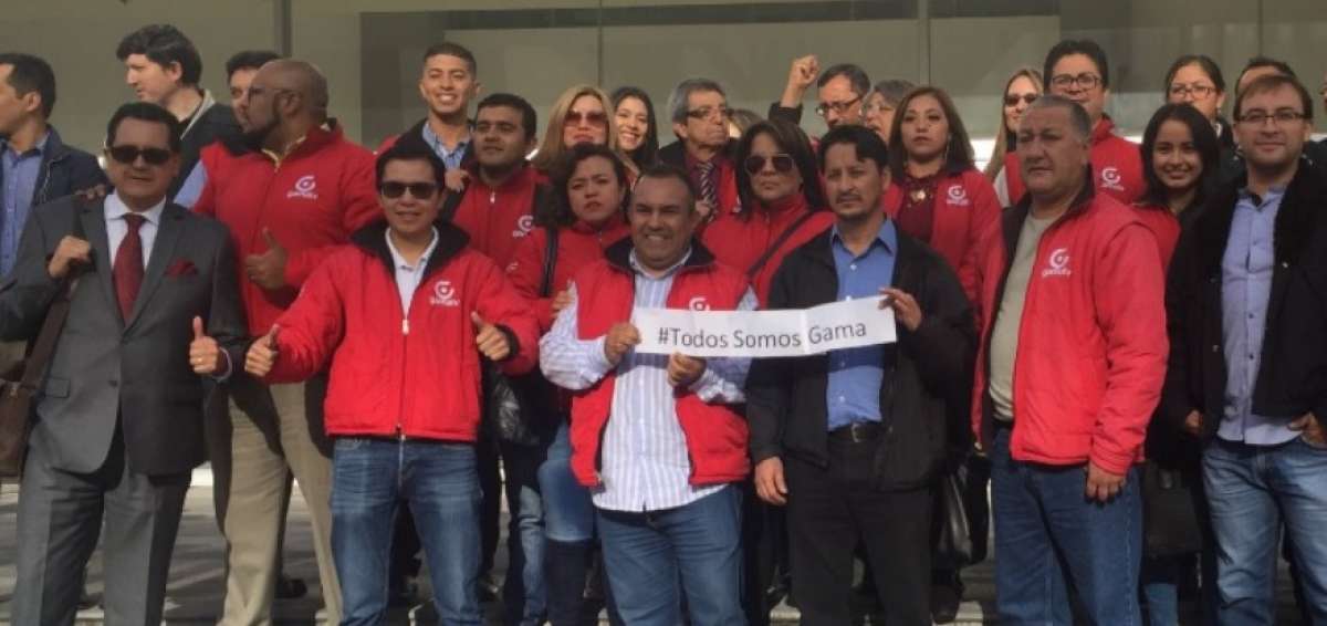 Los empleados se concentraron en el Complejo Judicial.