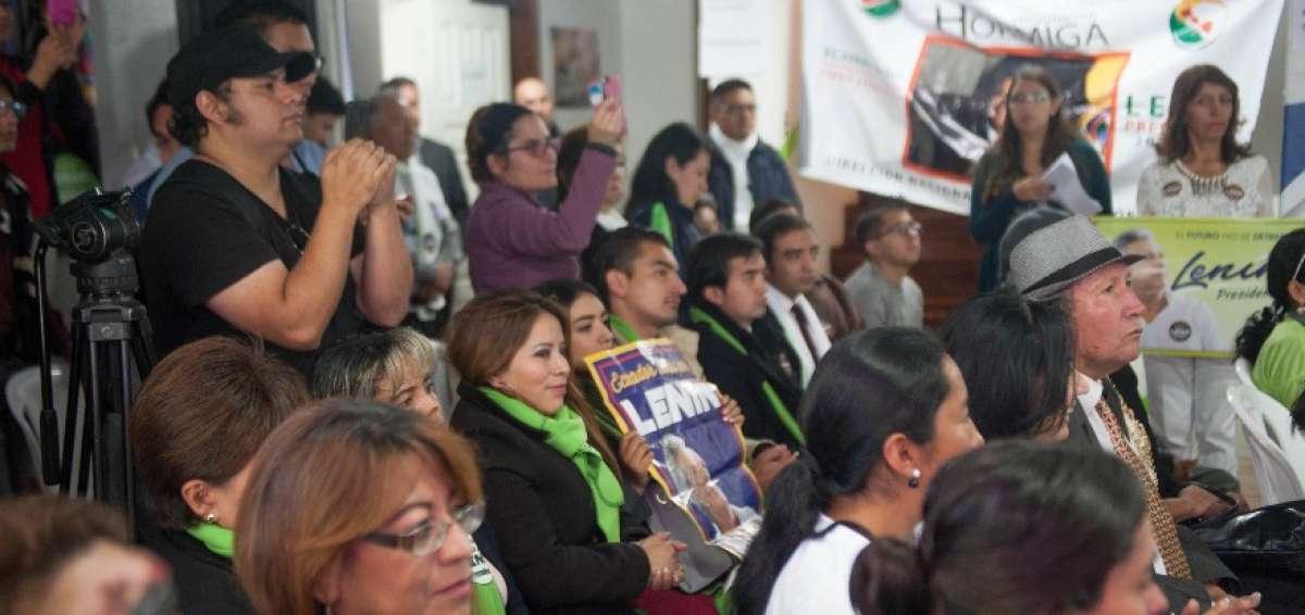 Los representantes de estos colectivos expresaron la necesidad de que el proceso de la Revoluci&oacute;n Ciudadana contin&uacute;e.