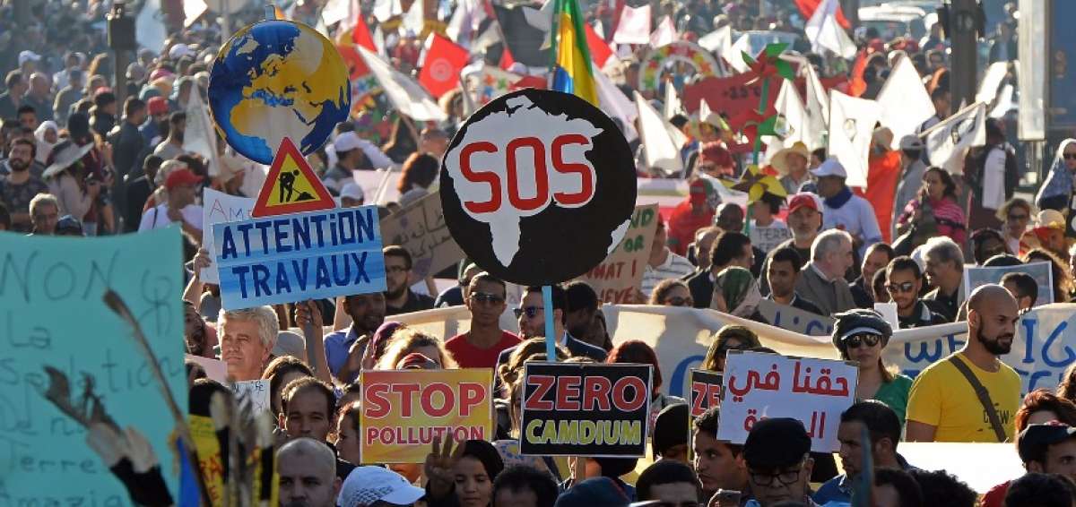 Unos 80 l&iacute;deres mundiales acudieron a la cita en Marrakech, donde se registraron manifestaciones. 