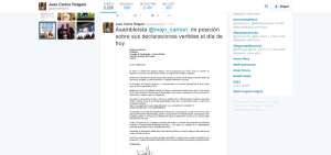 Exfuncionario del Municipio de Quito hace aclaraciones a asamble&iacute;sta Mar&iacute;a Jos&eacute; Carri&oacute;n