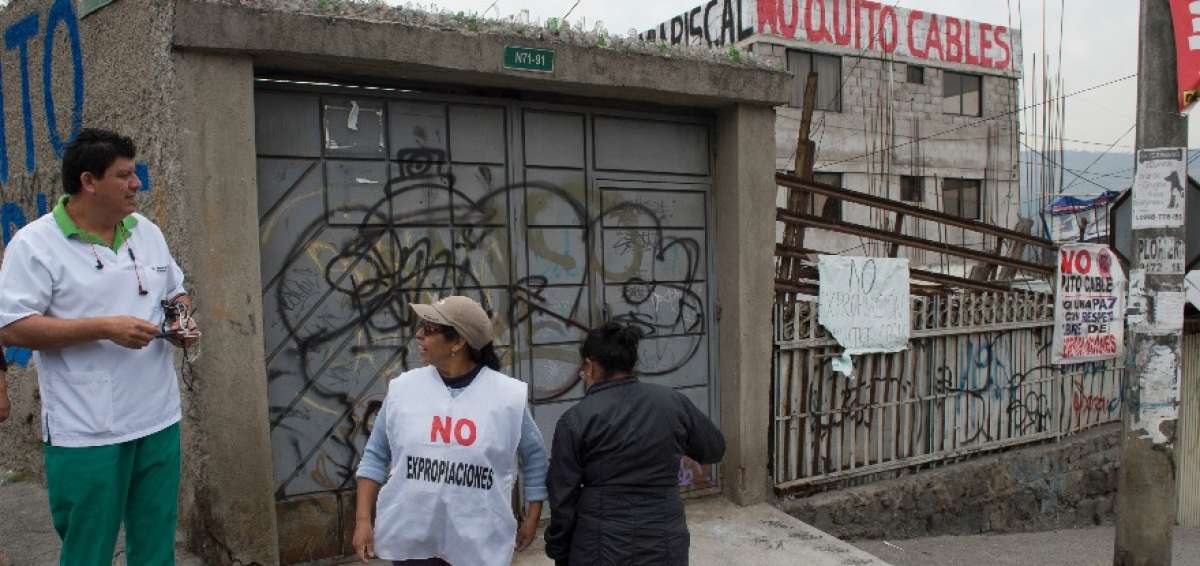 Los vecinos afectados lamentan ser tratados por el Municipio como &ldquo;simples predios&rdquo; y no como ciudadanos.
