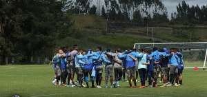 La plantilla de Macar&aacute; cumpli&oacute; con sus entrenamientos regulares en su complejo, antes del viaje a Guayaquil, previsto para este s&aacute;bado 23 de noviembre de 2019.