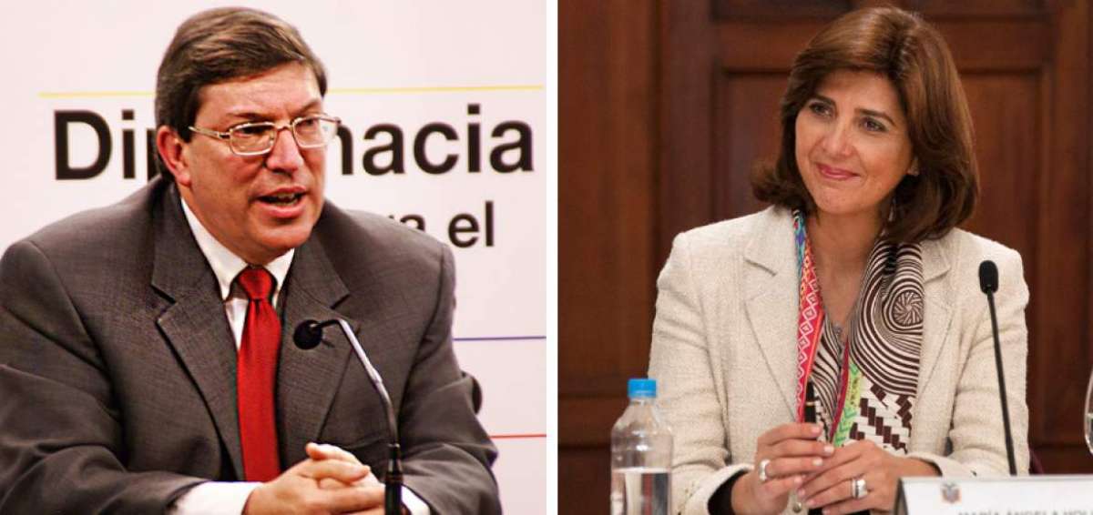 Los cancilleres de Cuba, Bruno Rodr&iacute;guez y de Colombia, Mar&iacute;a &Aacute;ngela Holgu&iacute;n, recibir&aacute;n la Medalla de la Orden Nacional Al M&eacute;rito.