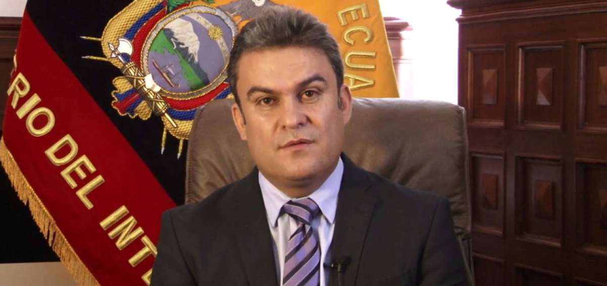Jos&eacute; Serrano, ministro del Interior.