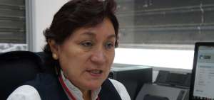 Alicia Parra, jefa de Rentas Municipales.
