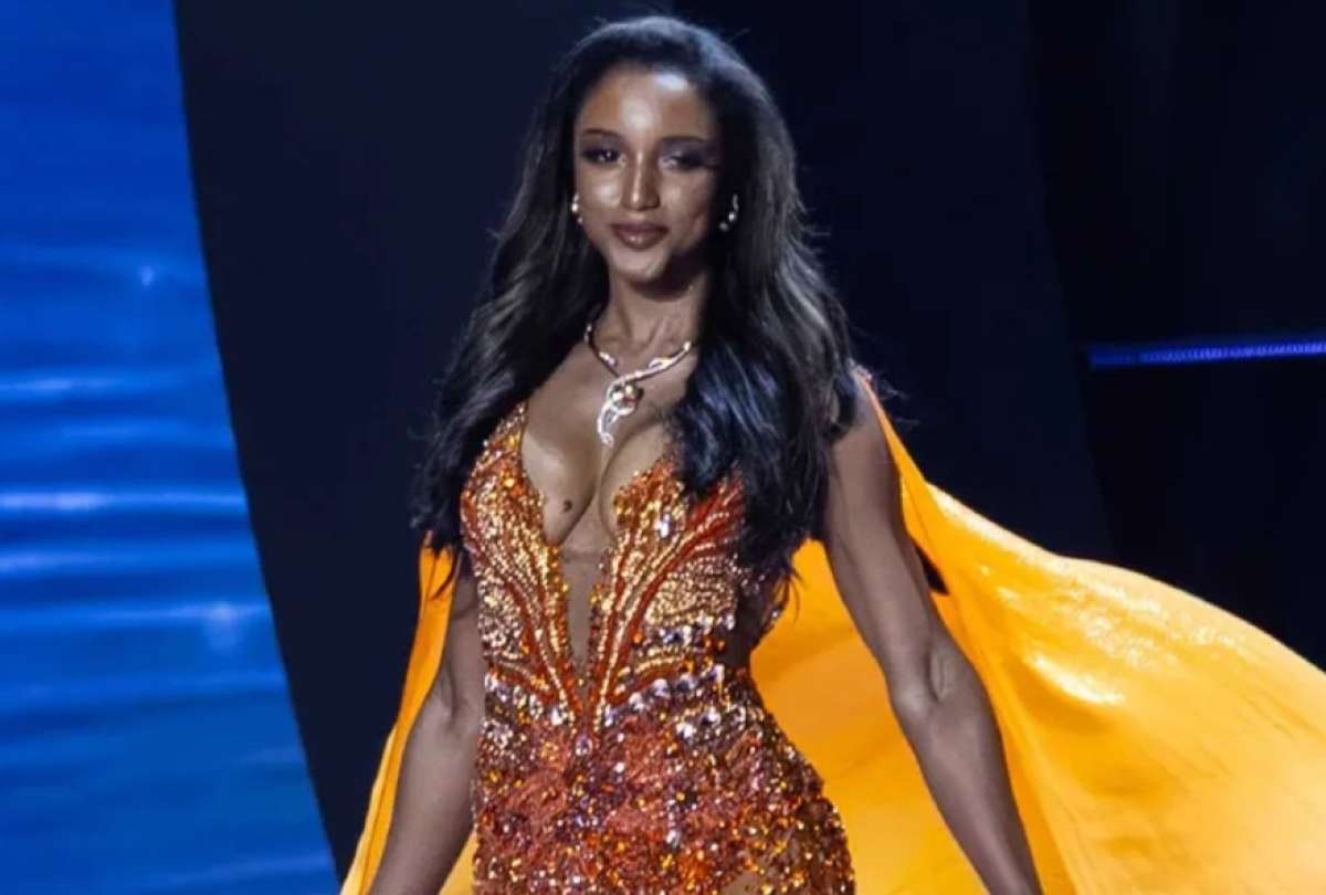 La Miss Jamaica reapareció luego de su grave caída en el Miss Universo.