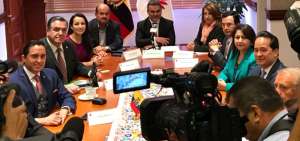 El CAL y los jefes de las bancadas de la Asamblea se reunieron esta ma&ntilde;ana.