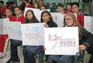 Unicef lanza campa&ntilde;a contra la violencia infantil en Ecuador