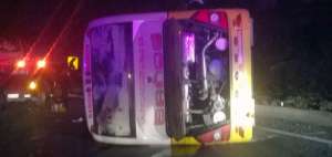 Siete heridos deja accidente en v&iacute;a Lago Agrio-Quito