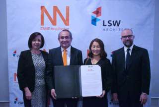 Enne y LSW, empresas líderes en arquitectura sostenible, firmaron convenio para el desarrollo de proyectos en Ecuador