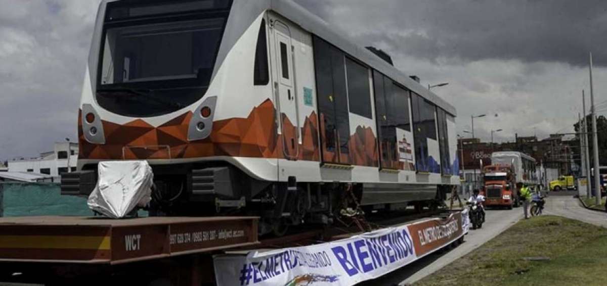 El segundo de los 18 trenes del Metro de Quito lleg&oacute; el pasado 28 de enero de 2019.