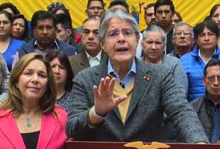 En cadena nacional, el presidente de la República, Guillermo Lasso, rechazó enfáticamente el juicio político.
