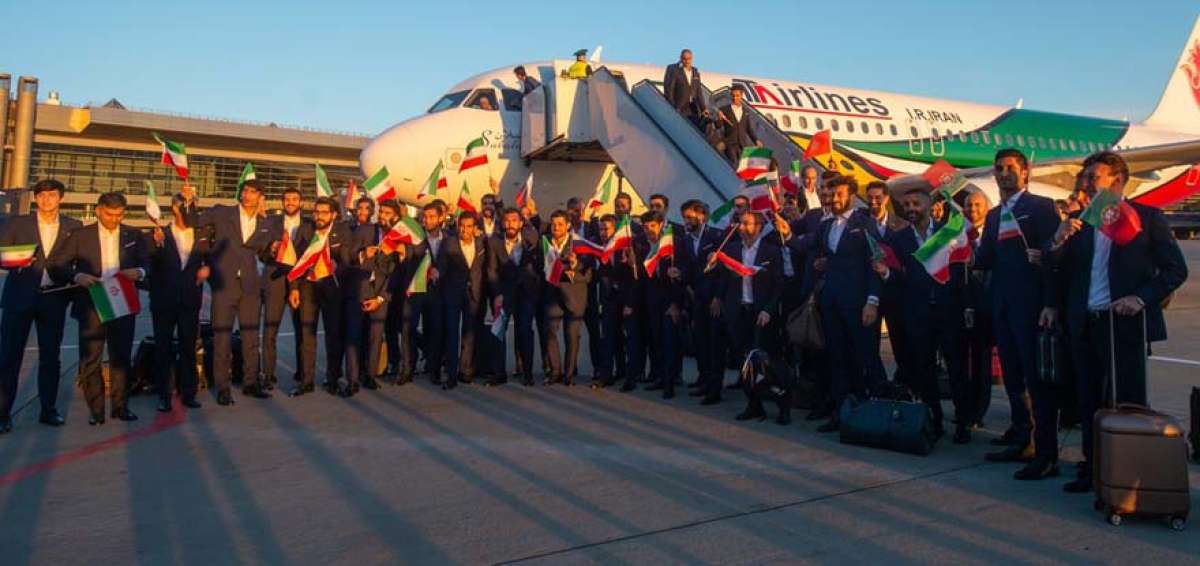Ir&aacute;n es la primera selecci&oacute;n en llegar a Rusia para el Mundial