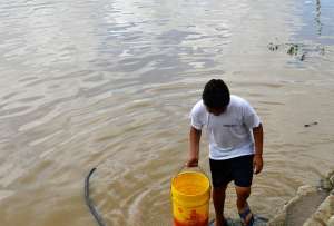 El río Daule abastece de agua potable a buena parte de Guayaquil.