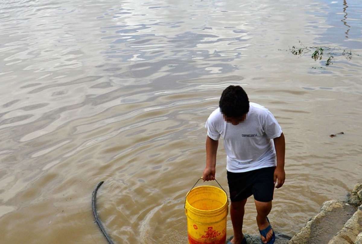 El río Daule abastece de agua potable a buena parte de Guayaquil.