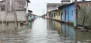 Los recientes aguajes han afectado a Muisne, un cant&oacute;n-isla de la provincia de Esmeraldas, en el norte del pa&iacute;s.
