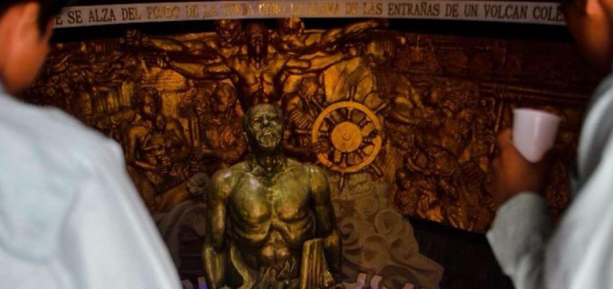 Las cenizas del general Eloy Alfaro reposan en el mausoleo del Centro C&iacute;vico.