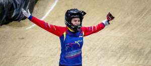  Dom&eacute;nica Azuero, campeona mundial de BMX.