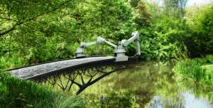 Esta tecnolog&iacute;a permitir&iacute;a igualmente prescindir de andamiaje, ya que el robot utiliza la estructura que &eacute;l mismo imprime como soporte. Foto: Internet