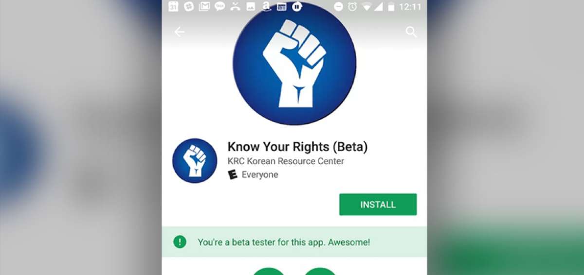 Coreano desarrolla una app para proteger a inmigrantes