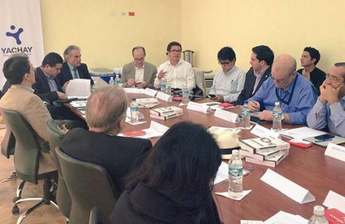 En la cita se analizar&aacute; la creaci&oacute;n de un fondo conjunto de inversi&oacute;n entre los pa&iacute;ses. Foto: Tomada del Twitter de Yachay