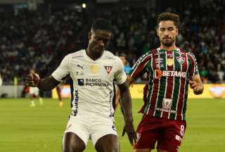 Liga se impone ante Fluminense en el primer partido de la final de la Conmebol Recopa.