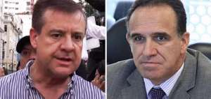 Andr&eacute;s P&aacute;ez (i), asamble&iacute;sta, y Ramiro Gonz&aacute;lez, l&iacute;der de Avanza y exministro.
