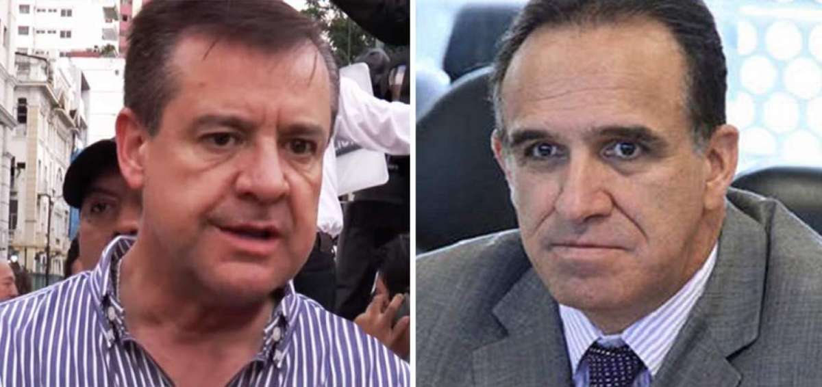 Andr&eacute;s P&aacute;ez (i), asamble&iacute;sta, y Ramiro Gonz&aacute;lez, l&iacute;der de Avanza y exministro.