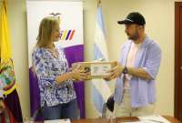 La ministra de Ambiente inspeccionó el relleno sanitario y las instalaciones de agua en Durán.