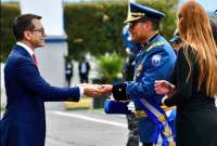 El presidente Daniel Noboa recibió a condecoración Gran Cruz del Orden y Seguridad Nacional.