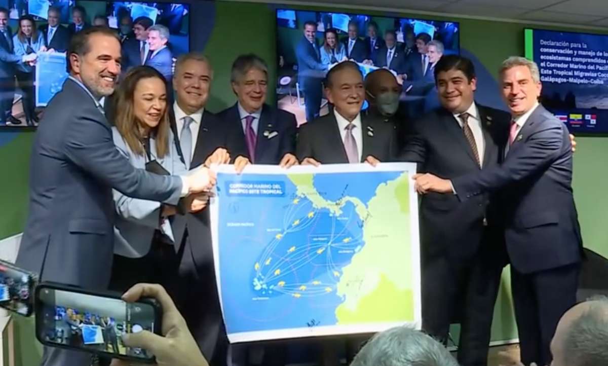 El Banco de Desarrollo de Am&eacute;rica Latina donar&aacute; 1 mill&oacute;n de d&oacute;lares para proteger el corredor marino del pac&iacute;fico