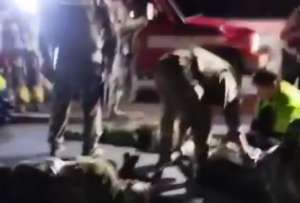 Siete militares est&aacute;n heridos tras un accidente de tr&aacute;nsito en la V&iacute;a a la Costa.