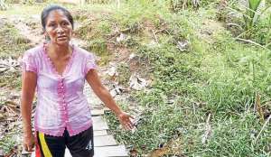 La contaminaci&oacute;n es parte del paisaje que rodea las viviendas de los pobladores del barrio 25 de Febrero en Lago Agrio (Sucumb&iacute;os). Foto: Daniel Molineros/El Tel&eacute;grafo