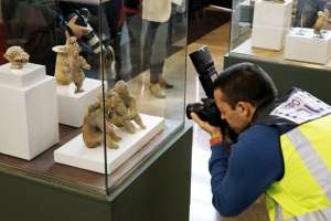 Una selecci&oacute;n de las piezas se expondr&aacute; en el Museo de Am&eacute;rica, en Madrid, hasta su devoluci&oacute;n. Foto: publico.-es