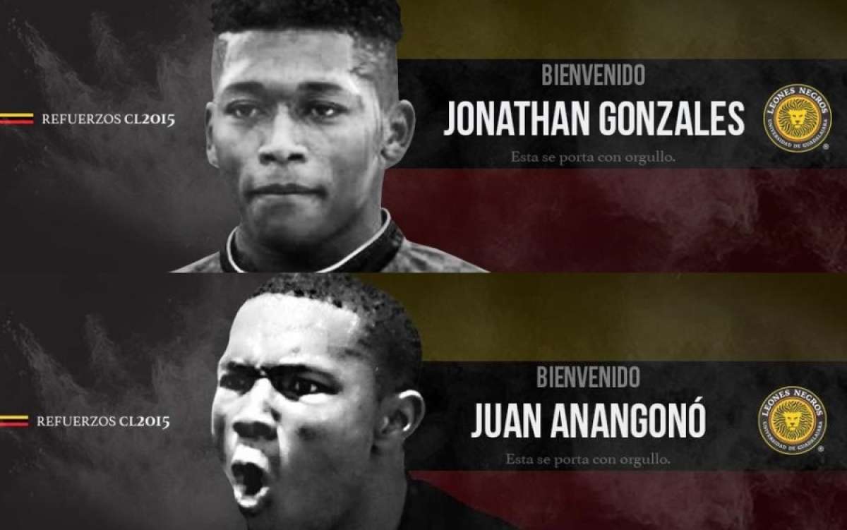 Gonz&aacute;lez y Anangon&oacute; son anunciados como jugadores de Leones Negros